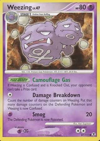 Weezing 87/111-Kantocards