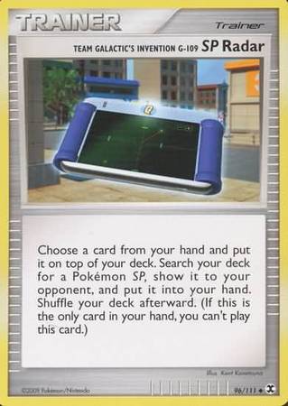 Team Galactic's Invention G-109 SP Radar 96/111