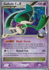 Gallade Pokémon 4 LV.X 106/111-Kantocards