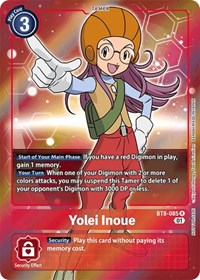 Yolei Inoue BT8-085 (Box Topper) Sellado