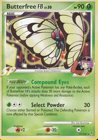 Butterfree Pokémon FB 17/147-Kantocards