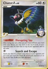 Chatot Pokémon G 54/147-Kantocards