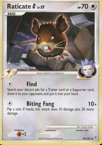 Raticate Pokémon G 78/147-Kantocards