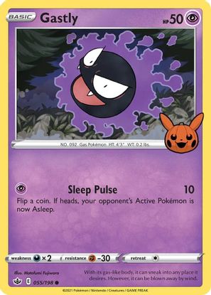 Gastly 55/198 (Trick or Trade)