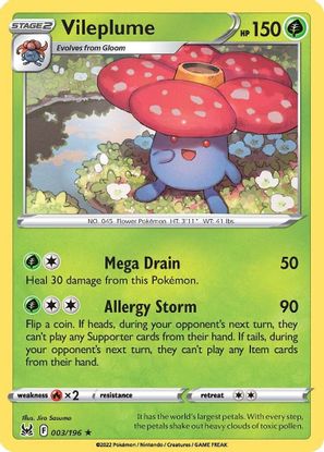 Vileplume 003/196 - Holo