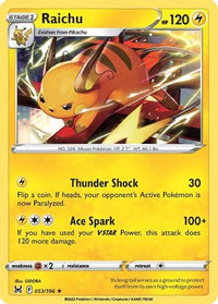 Raichu 053/196 - Rare-Kantocards