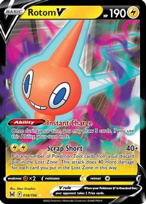 Rotom V 058/196 (Español)