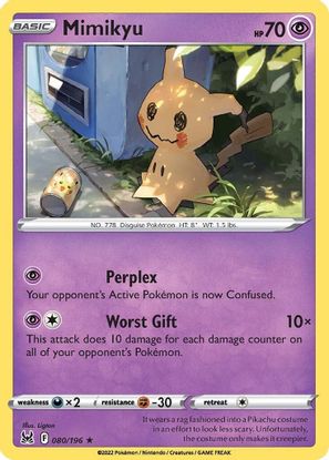 Mimikyu 080/196 - Rare