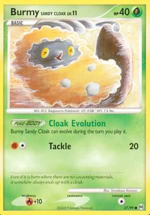 Burmy Sandy Cloak 57/99-Kantocards
