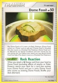 Dome Fossil 92/99-Kantocards