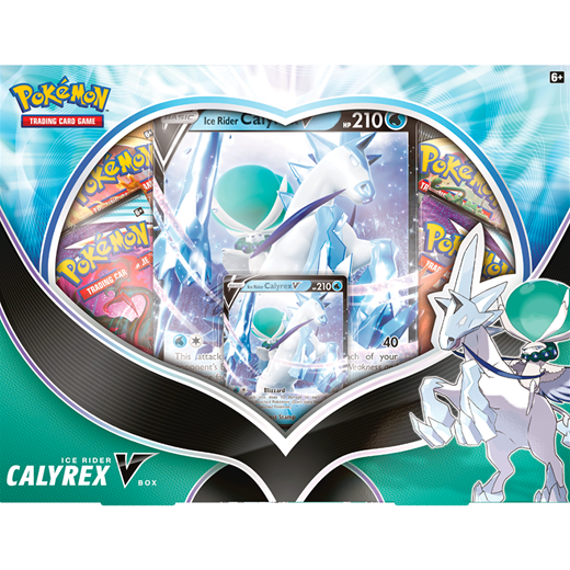 Calyrex V Box Ice Rider - Ingles- DEFECTO MINIMO
