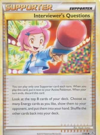 Interviewer's Questions 77/95