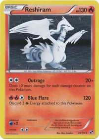 Reshiram 26/114-Kantocards