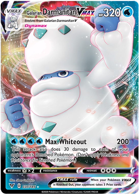Galarian Darmanitan VMAX 037/185