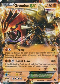 Groudon EX 54/108-Kantocards