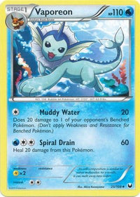 Vaporeon 25/108-Kantocards
