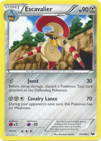 Escavalier 74/108-Kantocards