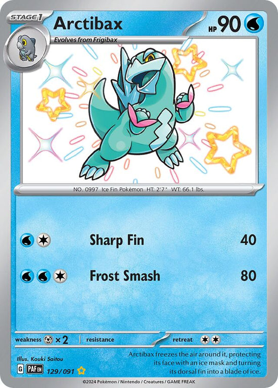 Arctibax 129/091 - Shiny Rare (ESPAÑOL)