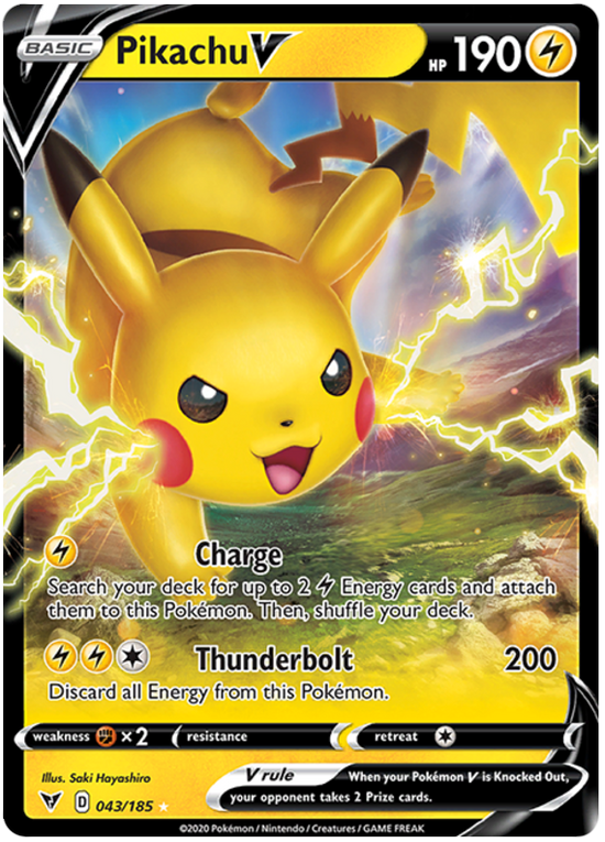 Pikachu V 043/185