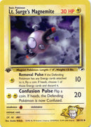 Lt. Surge's Magnemite 50/132 - Unlimited-Kantocards