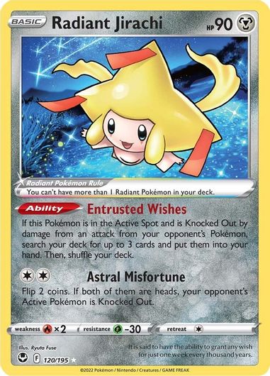 Radiant Jirachi 120/195 - Español