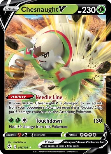 Chesnaught V 015/195 - Español