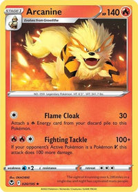 Arcanine - Rare 020/195 Reverse Holo-Kantocards
