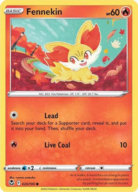 Fennekin 025/195 Reverse Holo-Kantocards
