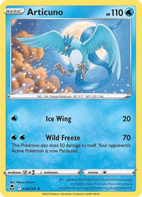 Articuno 036/195 Reverse Holo-Kantocards