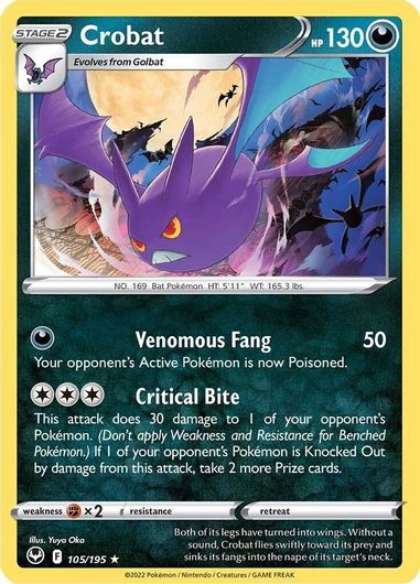 Crobat - Holo 105/195