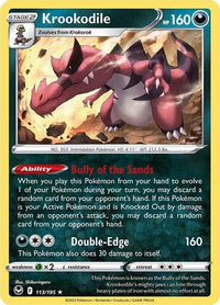 Krookodile 113/195 Reverse Holo-Kantocards