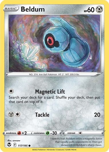 Beldum 117/195 Reverse Holo