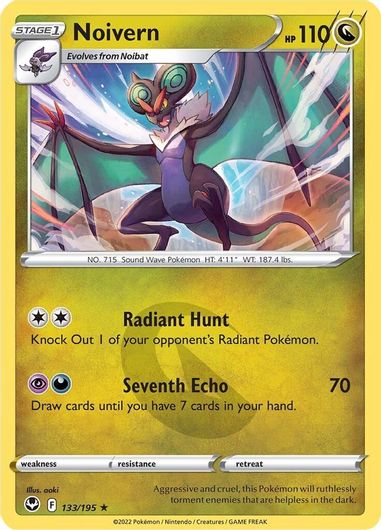 Noivern - Rare 133/195 Reverse Holo