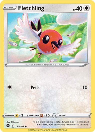 Fletchling 150/195 Reverse Holo