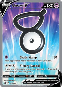 Unown V (Full Art) 176/195-Kantocards