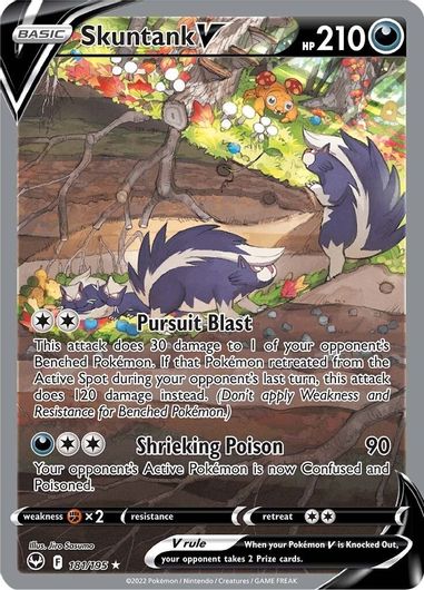 Skuntank V (Alternate Full Art) 181/195 (Español)