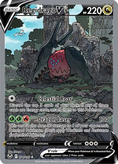 Regidrago V (Alternate Full Art) 184/195 (Español)