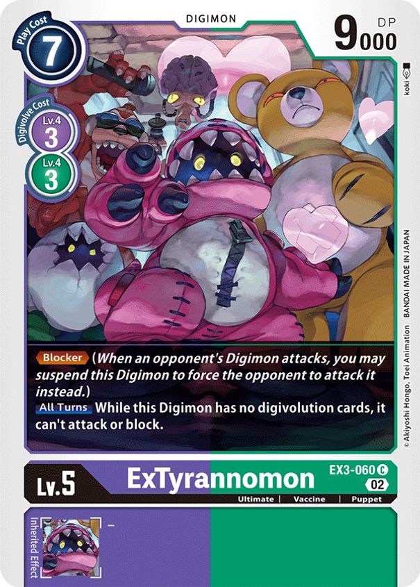 ExTyrannomon EX3-060