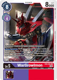 WarGrowlmon EX3-062-Kantocards