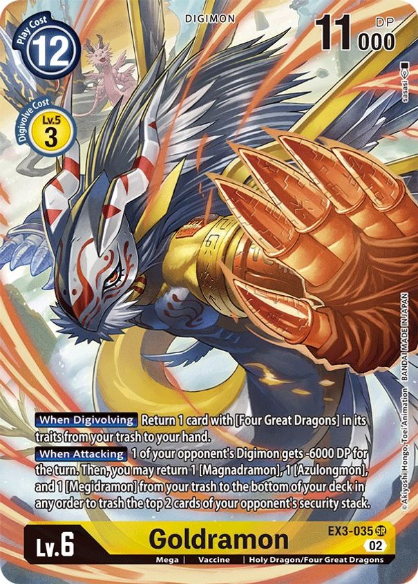 Goldramon (Alternate Art) EX3-035