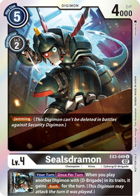 Sealsdramon (Box Topper) EX3-049-Kantocards
