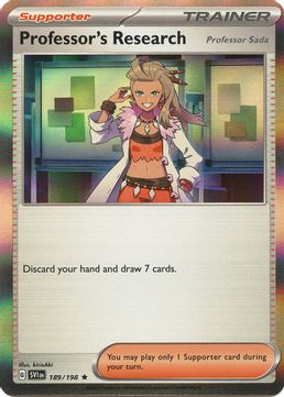 Professor's Research - 189/198 - Holo Rare