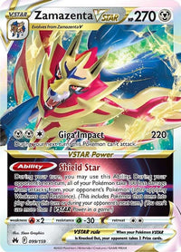 Zamazenta VSTAR 099/159-Kantocards