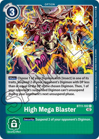 High Mega Blaster BT11-102 Holo-Kantocards