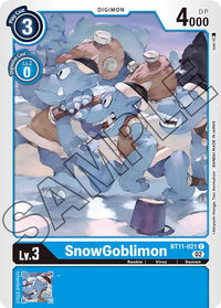 SnowGoblimon BT11-021 Holo-Kantocards