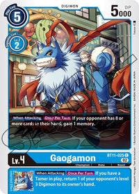 Gaogamon BT11-025 Holo-Kantocards