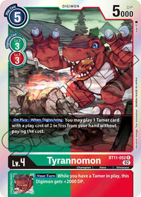 Tyrannomon BT11-052 Holo-Kantocards