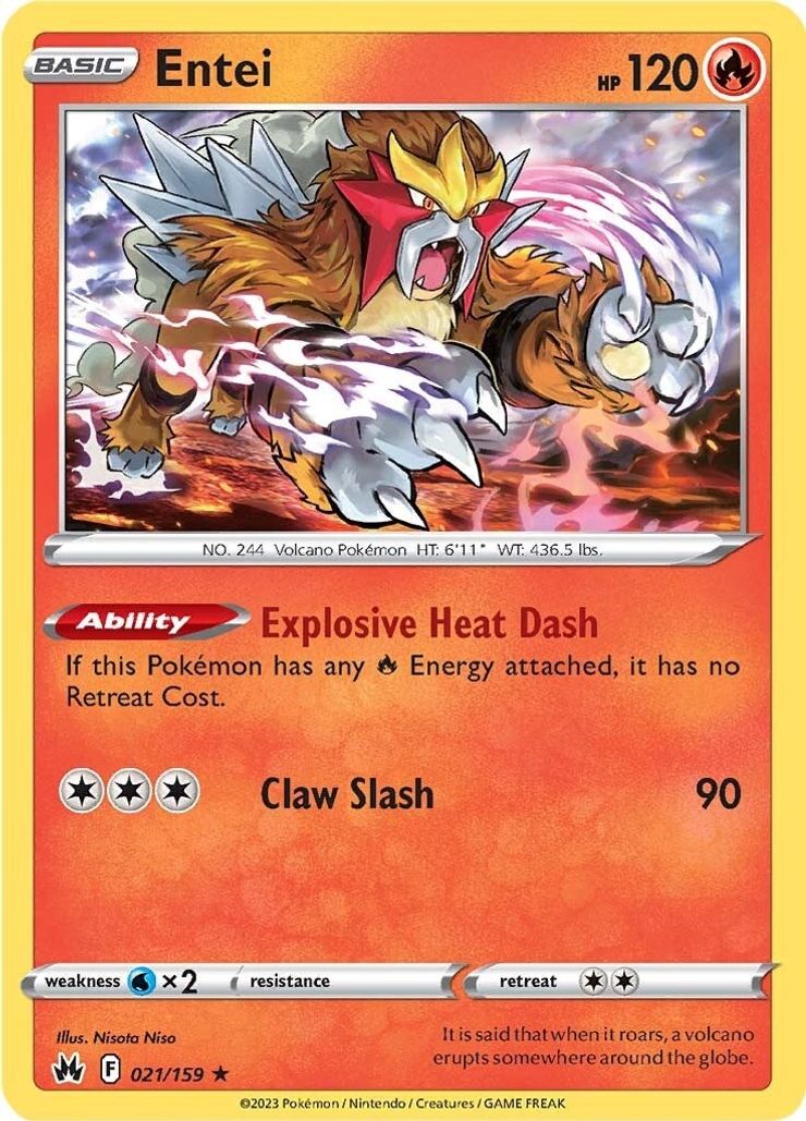 Entei 021/159 - Holo