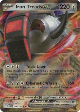 Iron Treads ex - 143/198 - Double Rare (ESPAÑOL)