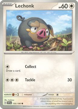 Lechonk - 155/198 Reverse Holo